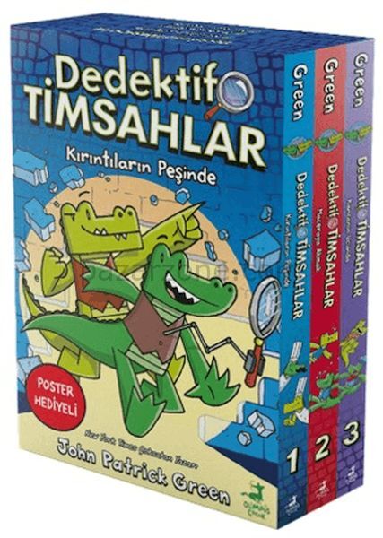 Dedektif Timsahlar 3 Kitaplık Kutulu Set (1-2-3)