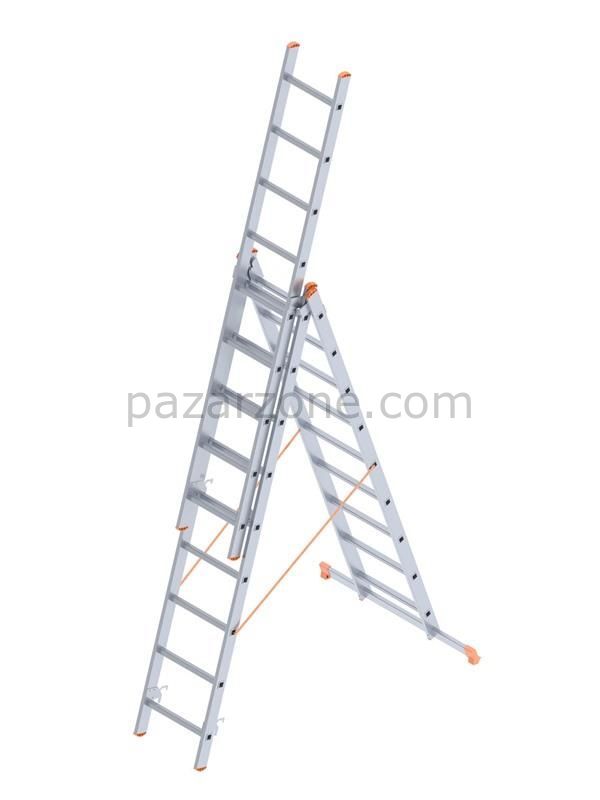 Saraylı 3x9 A Tipi Sürgülü Merdiven 7,41 Metre