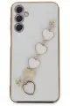 Newface Samsung Galaxy A24 4G Kılıf Esila Silikon - Beyaz