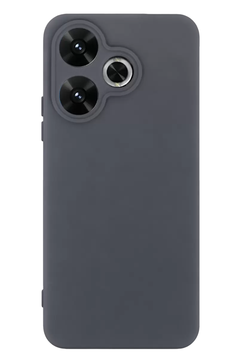 Newface Xiaomi Redmi 13 4G Kılıf First Silikon - Gri