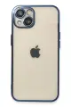 Newface Apple iPhone 13 Kılıf Razer Lensli Silikon - Lacivert