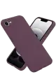 Newface Apple iPhone 16E Kılıf First Silikon - Mürdüm