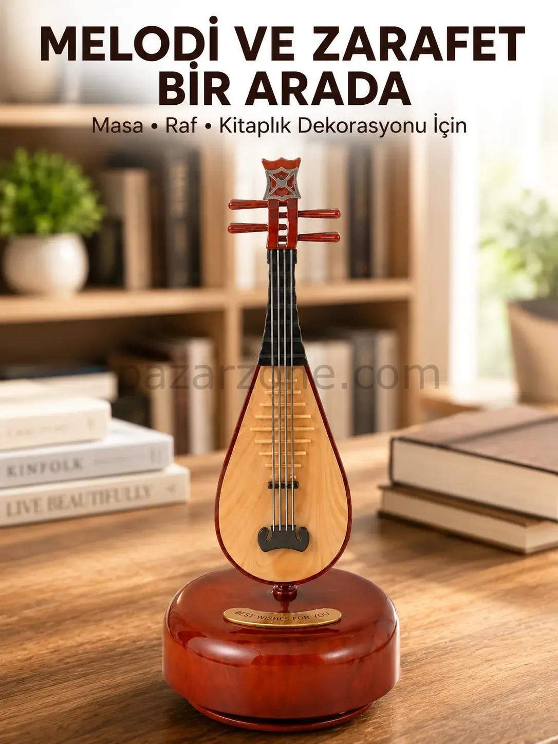 Ud Sembolü Müzik Kutusu Estetik Tasarım Melodi Destekli