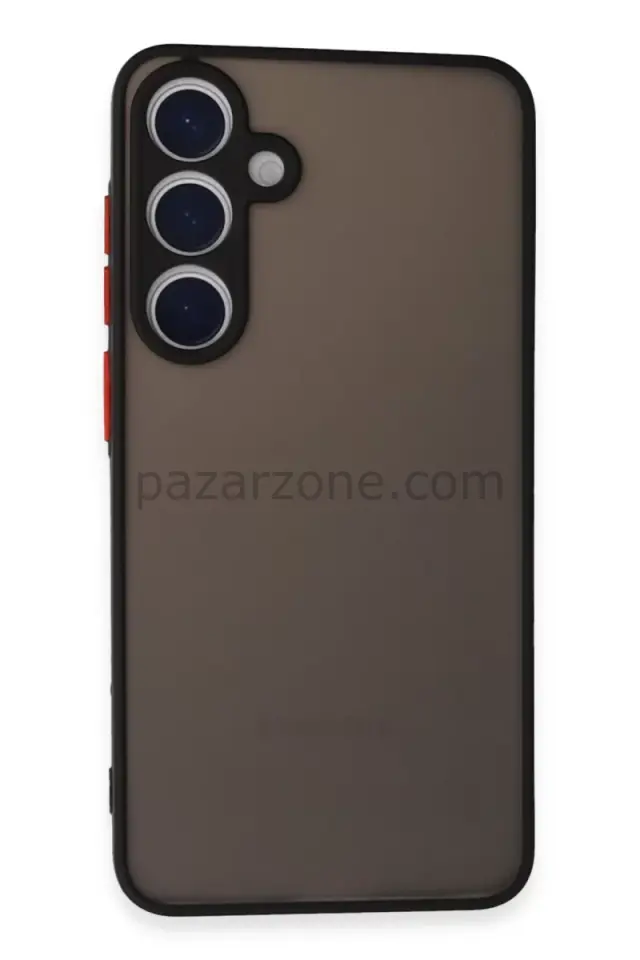 Newface Samsung Galaxy S24 Kılıf Montreal Silikon Kapak - Siyah