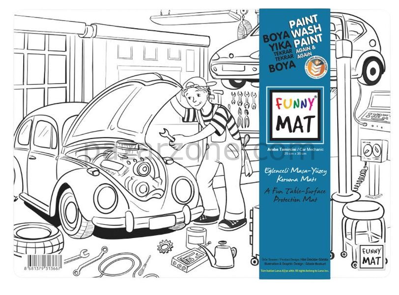 Funny Mat - Mini Araba Tamircisi