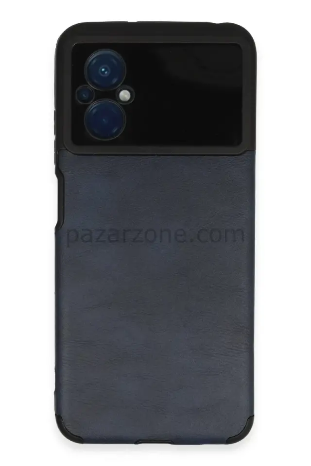 Newface Xiaomi Poco M5 Kılıf Loop Deri Silikon - Lacivert