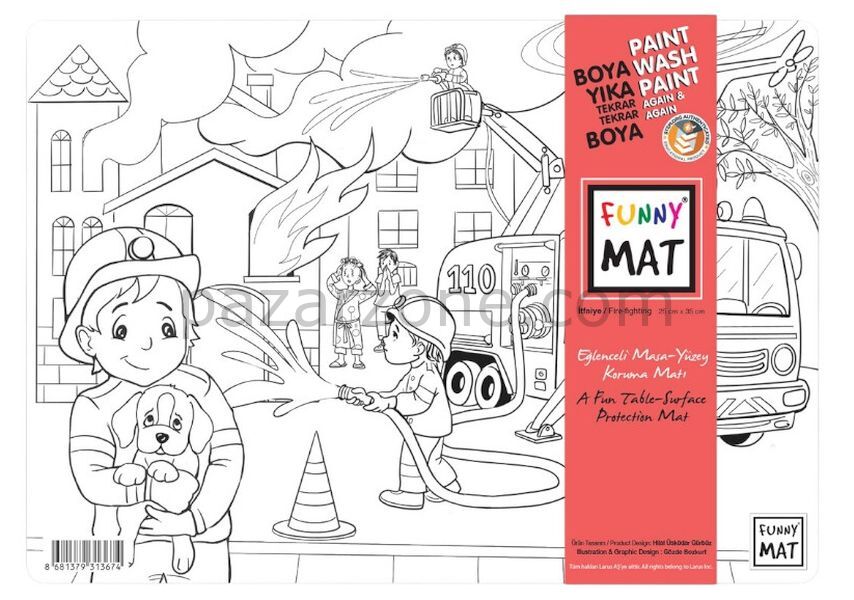 Funny Mat - Mini İtfaiye