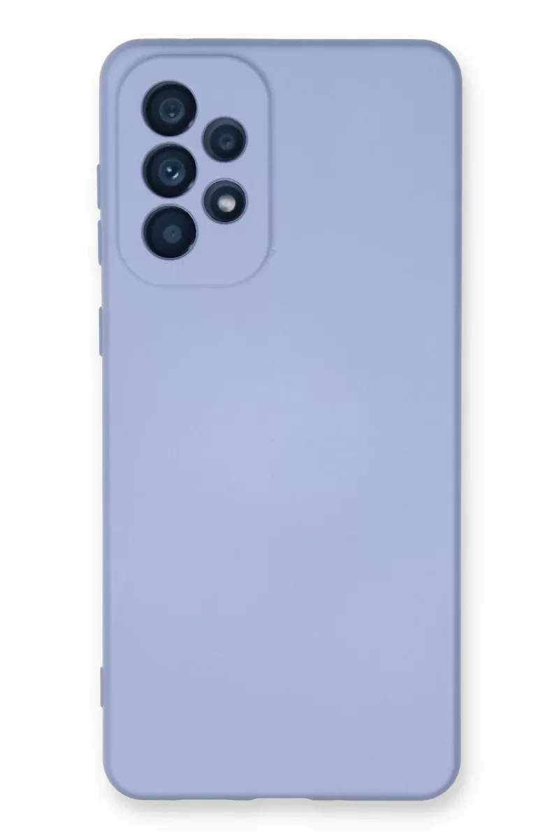 Newface Samsung Galaxy A53 5G Kılıf Nano içi Kadife Silikon - Lila