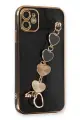Newface Apple iPhone 12 Kılıf Esila Silikon - Siyah