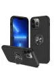 Newface Apple iPhone 13 Pro Kılıf Elit Yüzüklü Kapak - Siyah