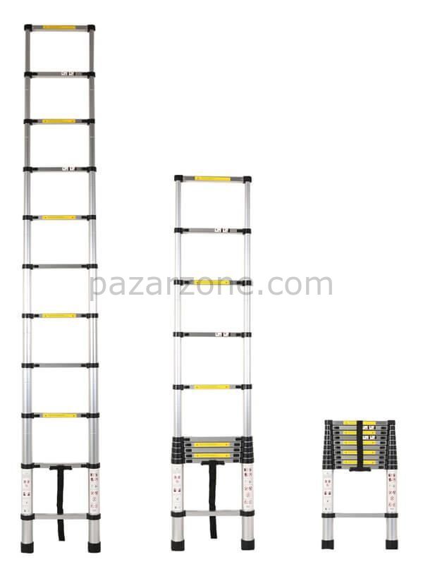 Saraylı Teleskopik Merdiven 11 Basamak 3.20 Metre