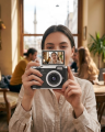 48 MP Kompakt Dijital Kamera 4K Video 8X Zoom ve Flip Ekran Selfie Vlog Uyumlu