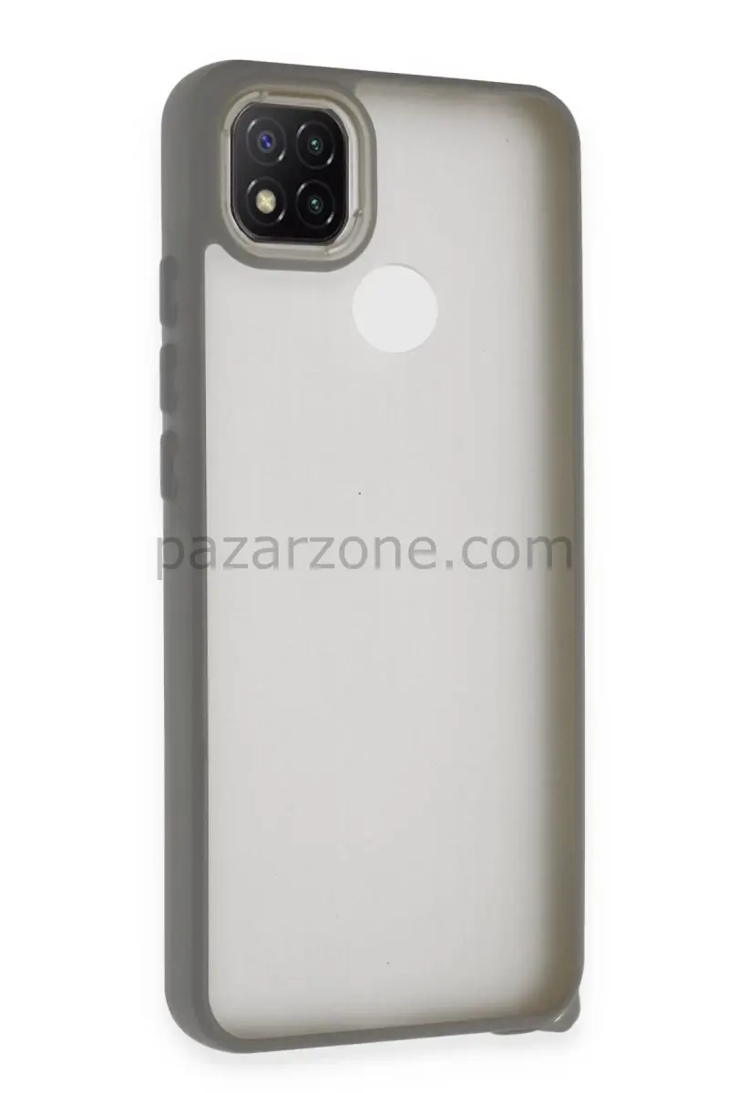 Newface Xiaomi Redmi 9C Kılıf Elegant Kapak - Titan Gri