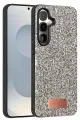 Onegif Samsung Galaxy S25 Plus Bright Simli Kapak - Gümüş