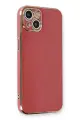 Newface Apple iPhone 13 Kılıf Volet Silikon - Kırmızı