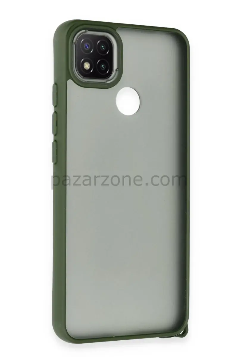 Newface Xiaomi Redmi 9C Kılıf Elegant Kapak - Yeşil