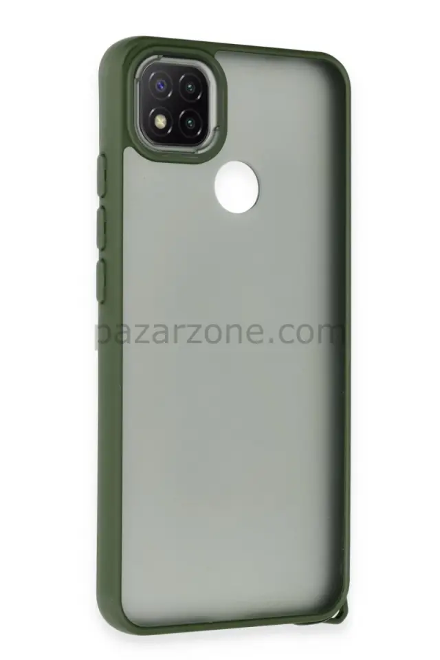 Newface Xiaomi Redmi 9C Kılıf Elegant Kapak - Yeşil