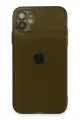 Newface Apple iPhone 12 Kılıf Fly Lens Silikon - Siyah