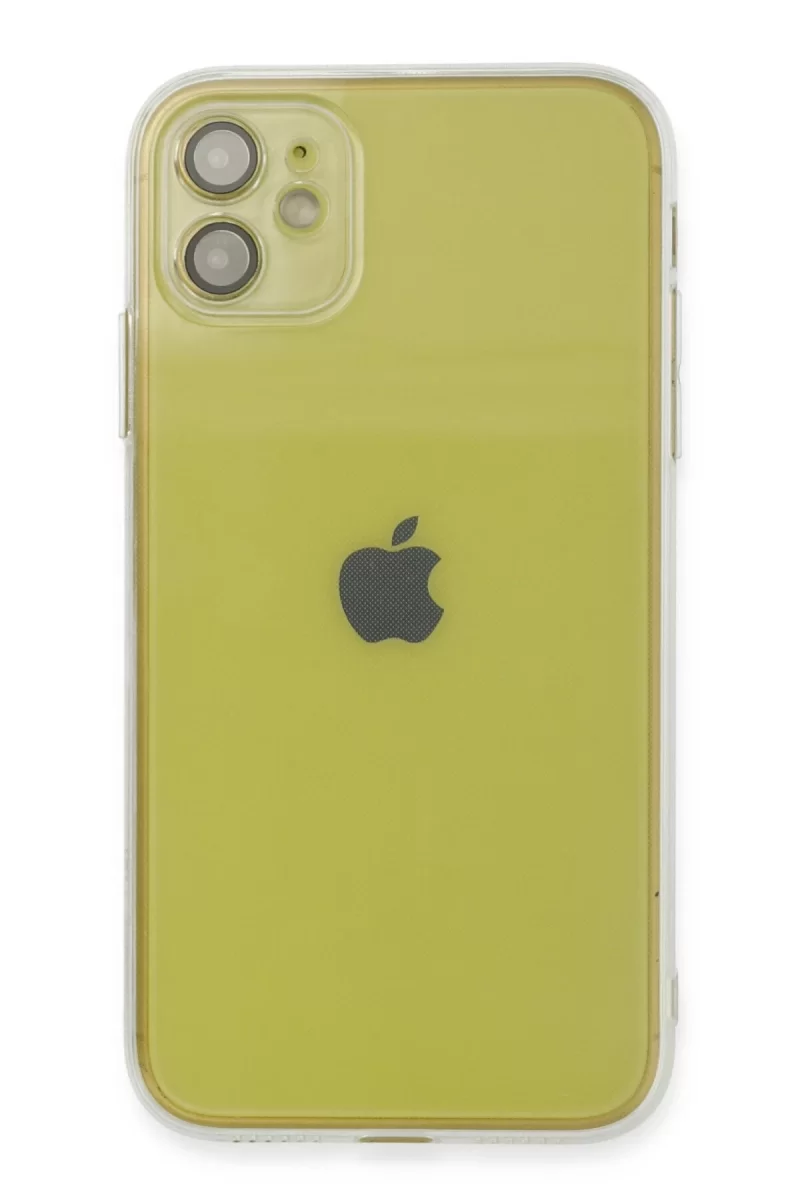 Newface Apple iPhone 12 Kılıf Fly Lens Silikon - Şeffaf