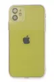Newface Apple iPhone 12 Kılıf Fly Lens Silikon - Şeffaf