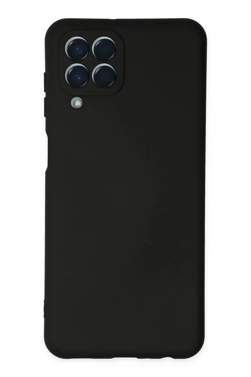 Newface Samsung Galaxy M33 Kılıf Nano içi Kadife Silikon - Siyah