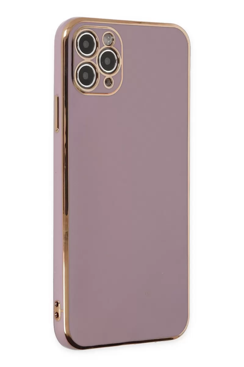 Newface Apple iPhone 11 Pro Max Kılıf Volet Silikon - Mor