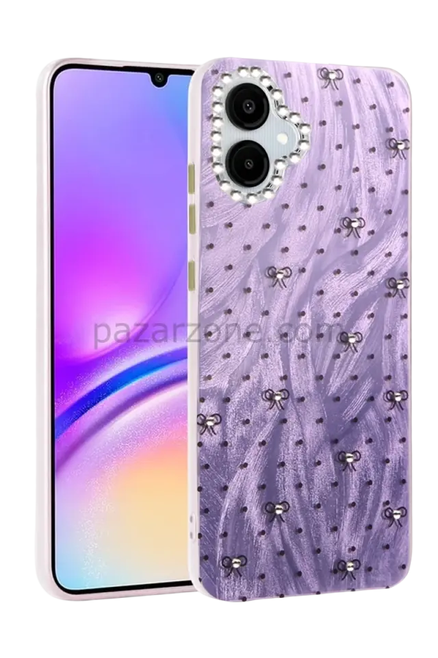 Newface Samsung Galaxy A06 Kılıf Blade Aynalı Desenli Kapak - Desen 2