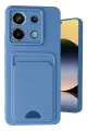 Newface Xiaomi Redmi Note 13 Pro 5G Kılıf Kelvin Kartvizitli Silikon - Mavi