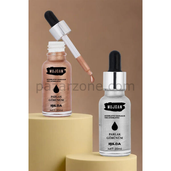 2'li Damlalık Şişeli Likit Aydınlatıcı Highlighter Seti