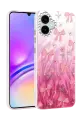 Newface Samsung Galaxy A06 Kılıf Blade Aynalı Desenli Kapak - Desen 3