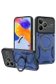 Newface Realme C53 Kılıf Joy Lens Standlı Kapak - Lacivert