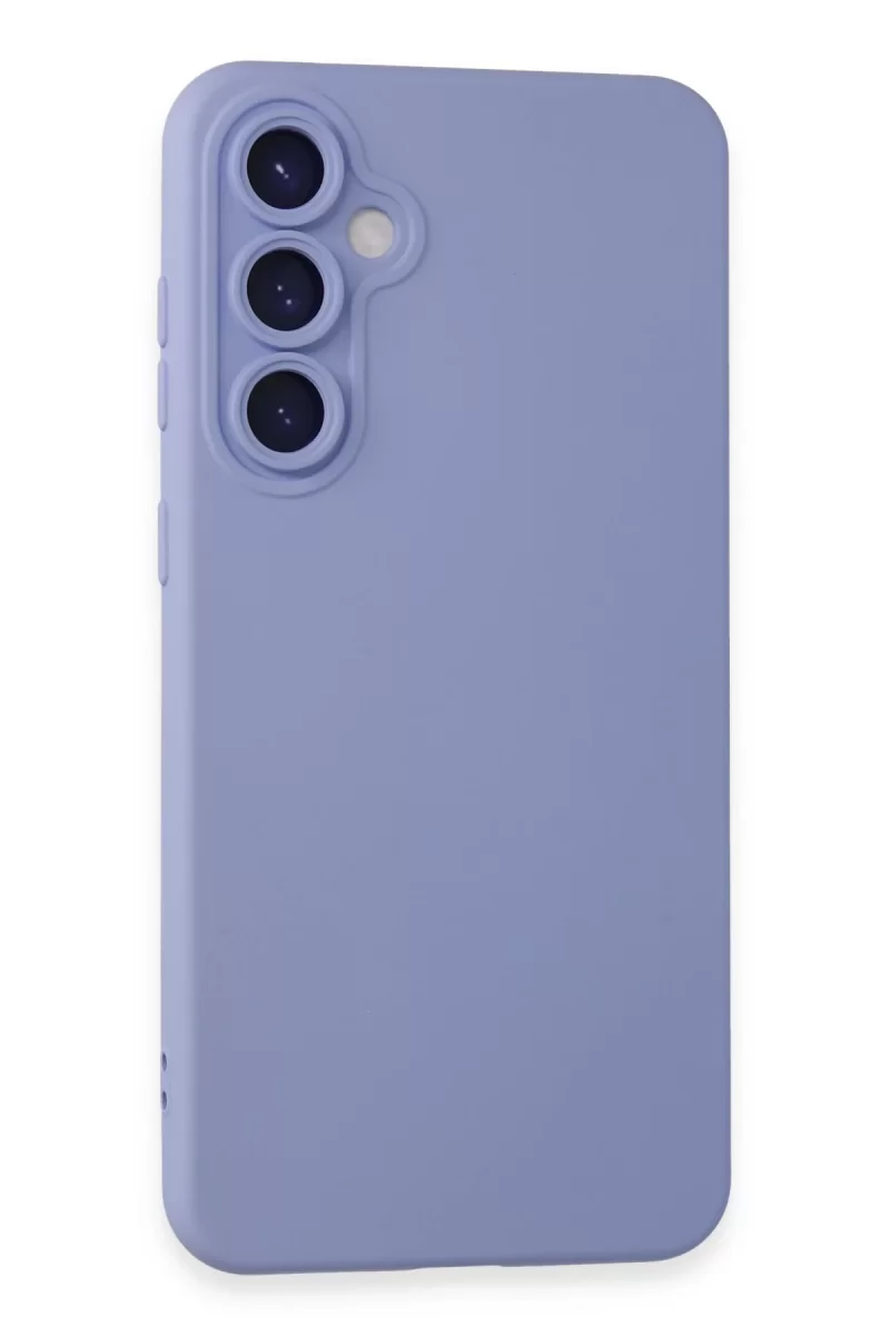 Newface Samsung Galaxy S24 Kılıf Nano içi Kadife Silikon - Lila