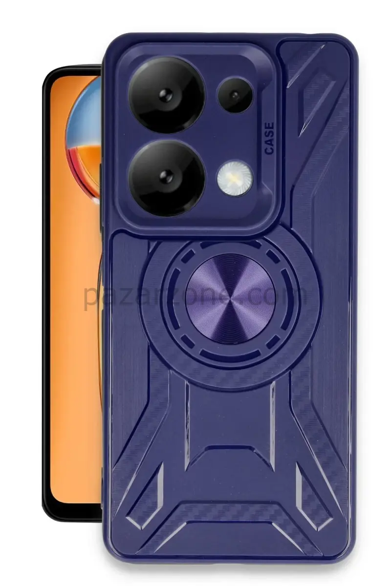 Newface Xiaomi Redmi Note 13 Pro 5G Kılıf Lincoln Silikon - Lacivert