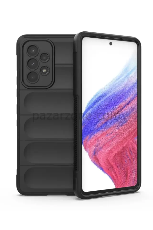 Newface Samsung Galaxy A53 5G Kılıf Optimum Silikon - Siyah