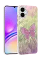 Newface Samsung Galaxy A06 Kılıf Blade Aynalı Desenli Kapak - Desen 5