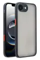 Newface Apple iPhone 16E Kılıf Montreal Silikon Kapak - Siyah