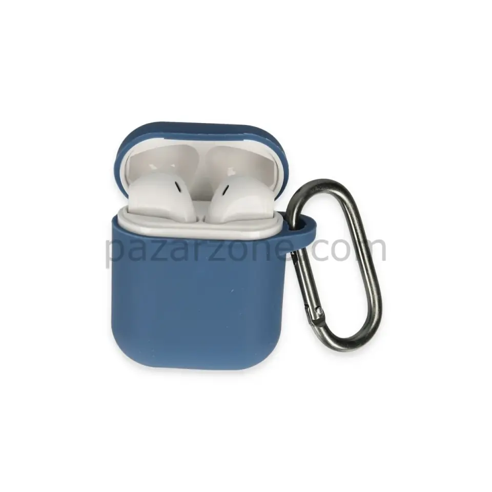Apple Airpods 2 (2.nesil) Hang Kılıf - Lacivert