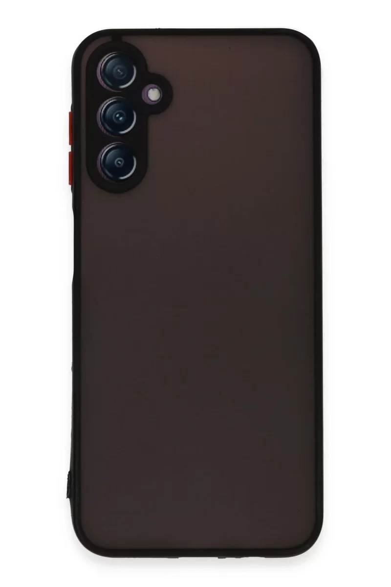 Newface Samsung Galaxy A24 4G Kılıf Montreal Silikon Kapak - Siyah