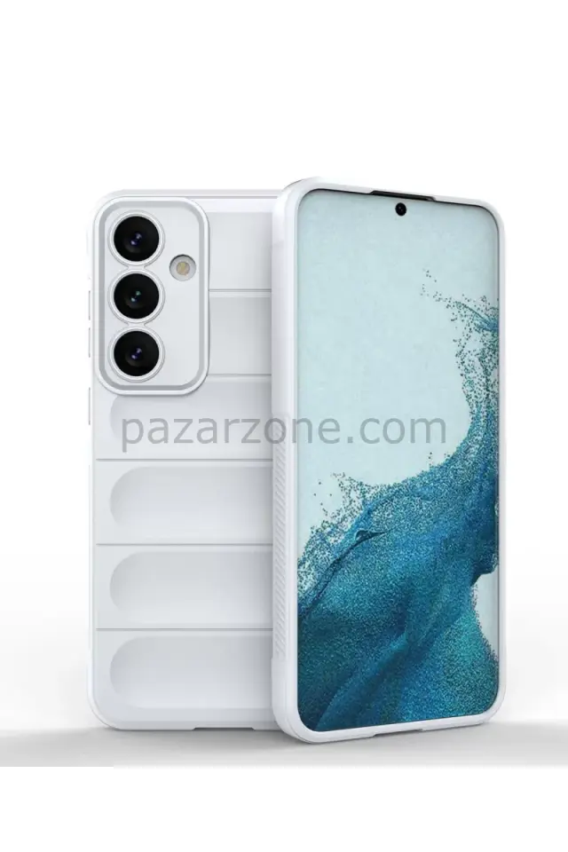 Newface Samsung Galaxy S24 Kılıf Optimum Silikon - Krem