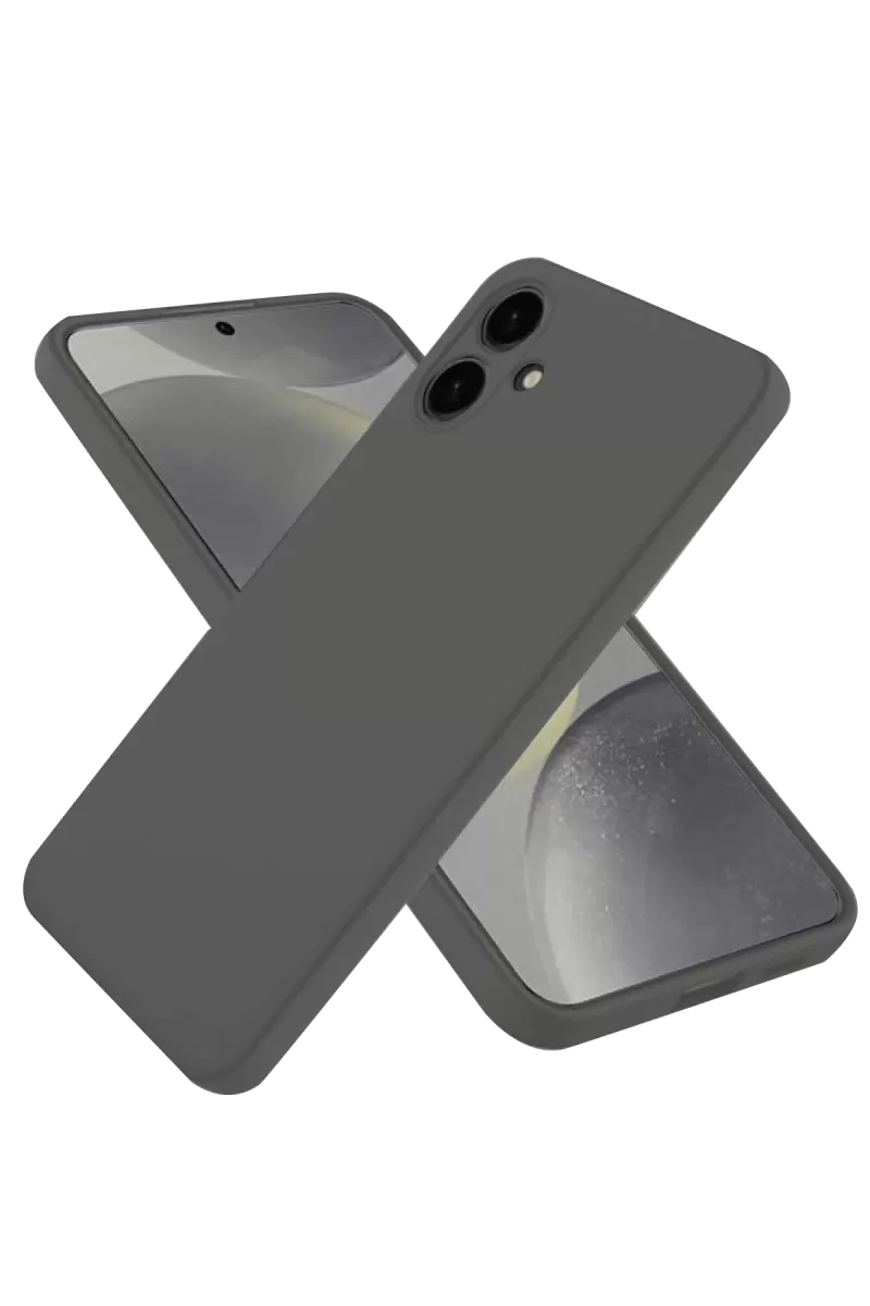 Newface Samsung Galaxy A06 Kılıf First Silikon - Gri