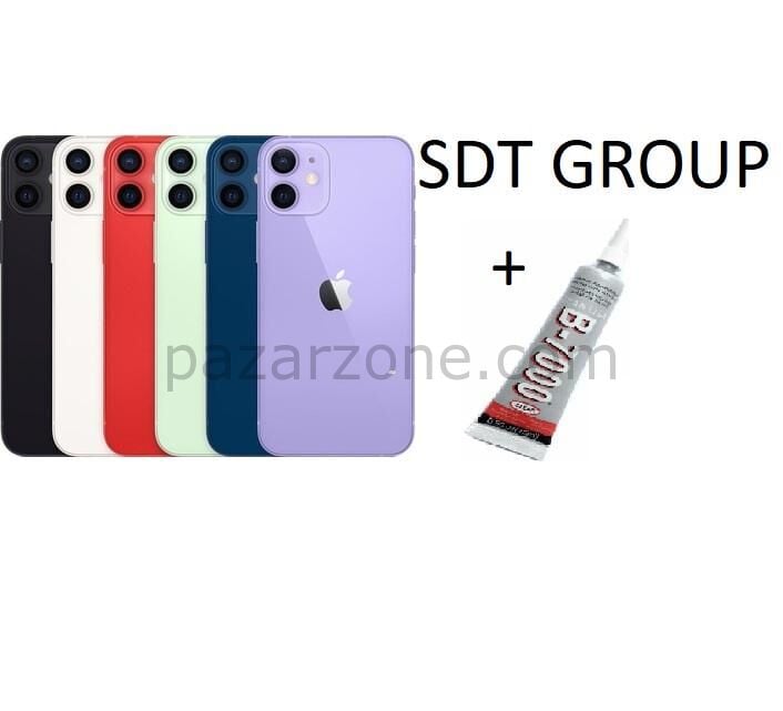 iPhone 12 Uyumlu Arka Batarya Pil Kapağı BEYAZ (B7