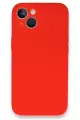 Newface Apple iPhone 13 Mini Kılıf Lansman Legant Silikon - Kırmızı