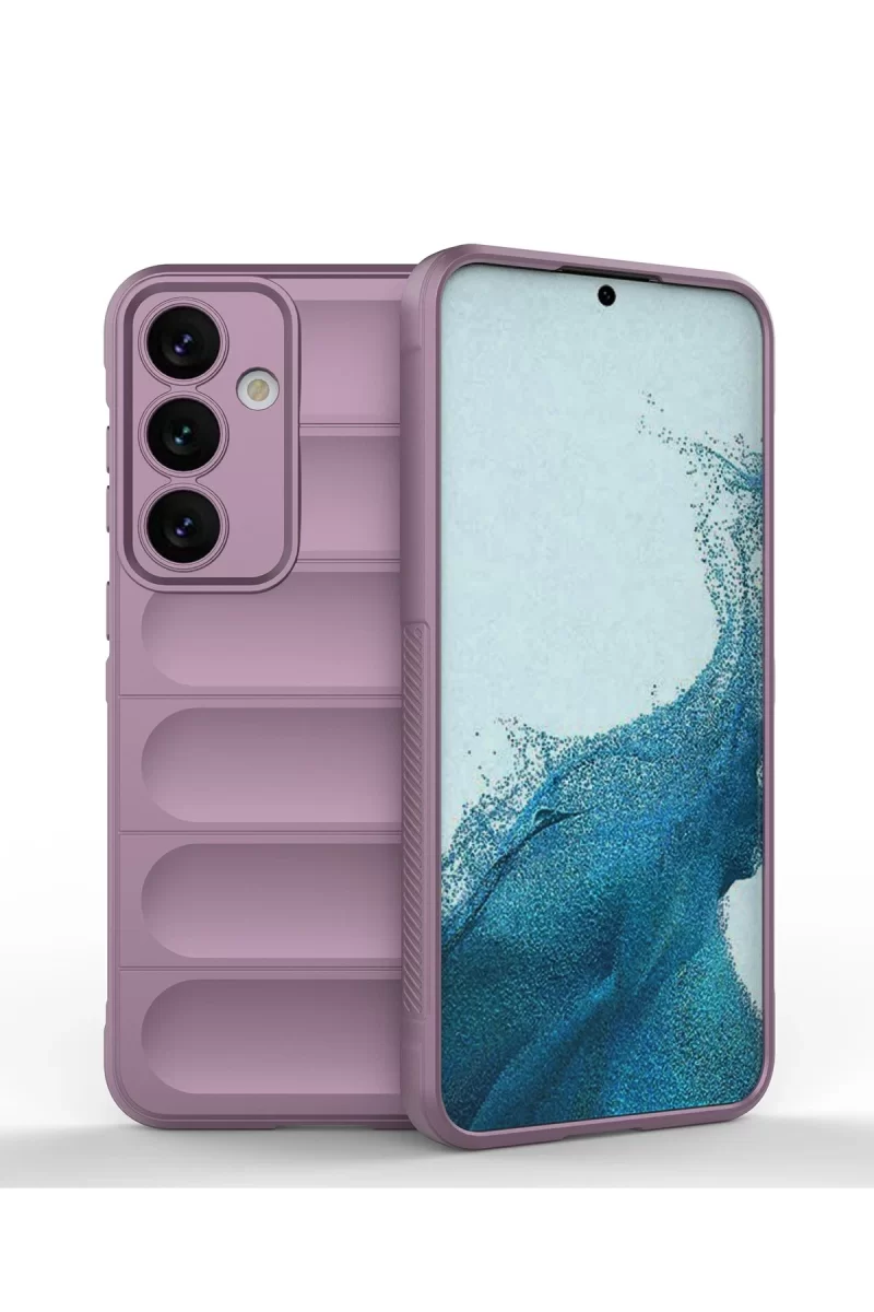 Newface Samsung Galaxy S24 Kılıf Optimum Silikon - Mor