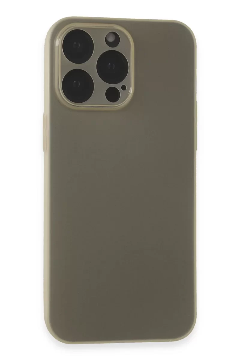 Newface Apple iPhone 15 Pro Max Kılıf Puma Silikon - Titan Gri