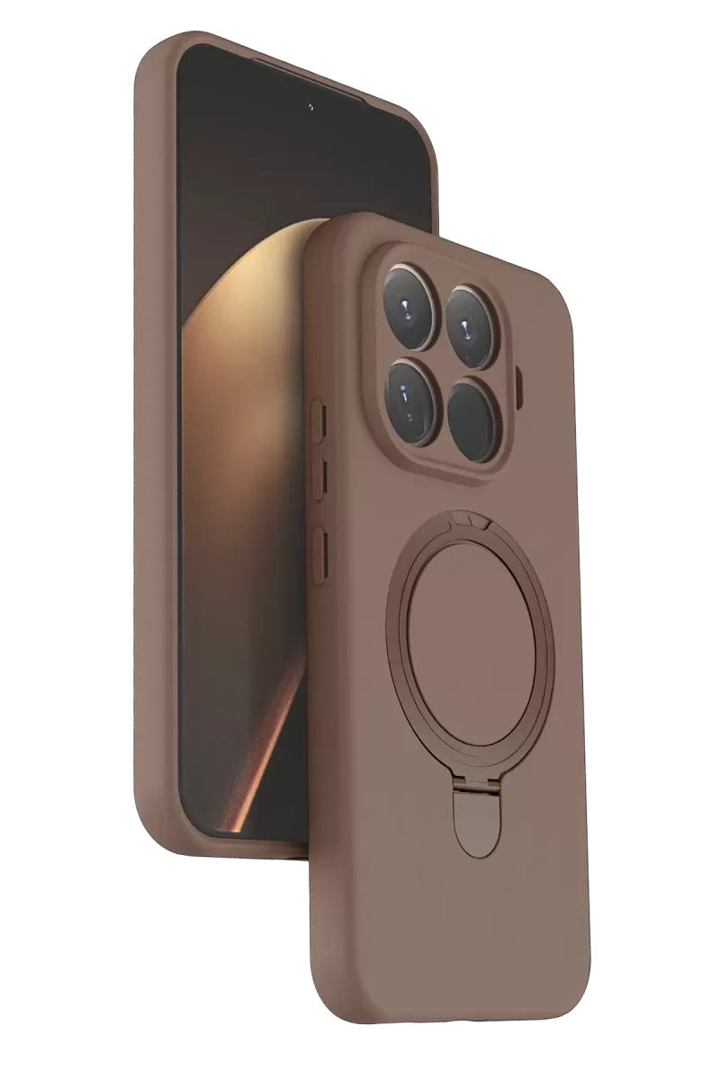 Newface Xiaomi Mi 15T Pro Regal Magsafe Standlı Kapak - Çöl Titanyum