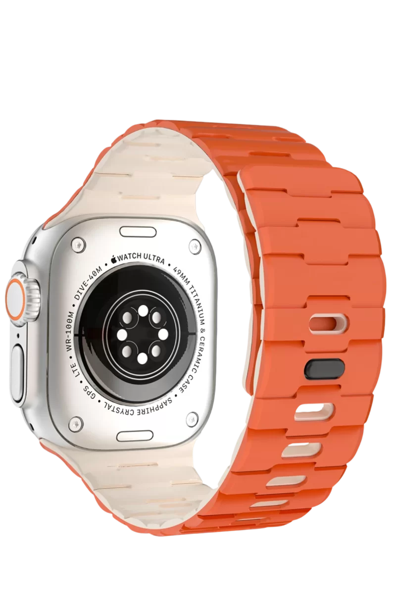Newface Apple Watch Ultra 49mm Wowen Kordon - Turuncu