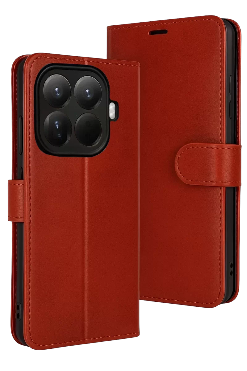 Newface Xiaomi Mi 15T Pro Trend S Plus Kapaklı Kılıf - Kırmızı