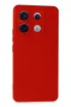 Newface Xiaomi Redmi Note 13 Pro 5G Kılıf Nano içi Kadife Silikon - Kırmızı