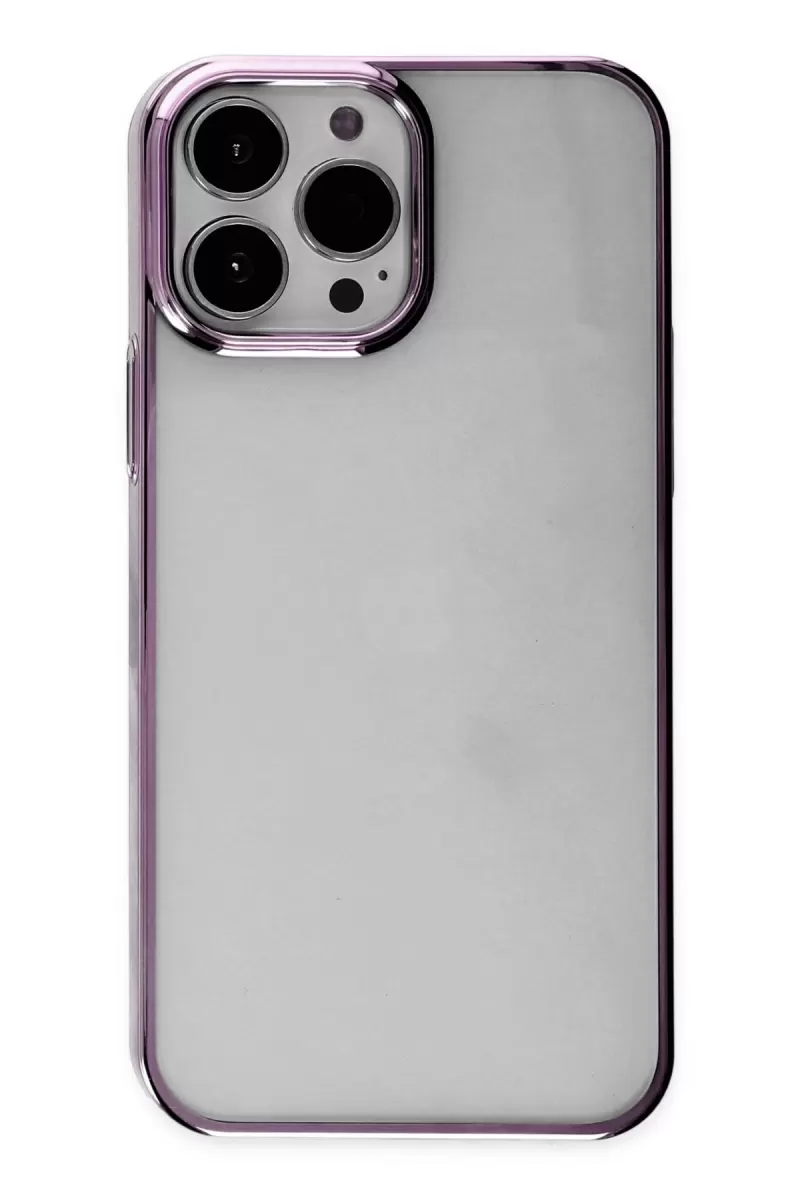 Newface Apple iPhone 14 Pro Kılıf Element Silikon - Lila