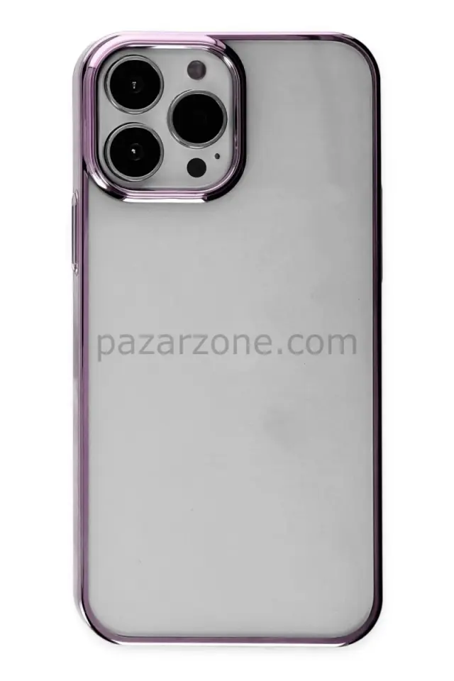 Newface Apple iPhone 14 Pro Kılıf Element Silikon - Lila